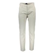 Beige Katoenen Jeans Broek, 5-Pocket Gant , Beige , Heren