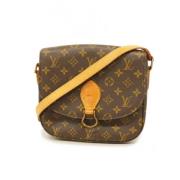 Pre-owned Fabric louis-vuitton-bags Louis Vuitton Vintage , Brown , Da...