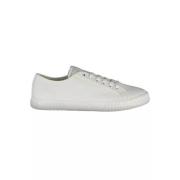 Witte Katoenen Sneaker met Contrasterende Details Calvin Klein , White...