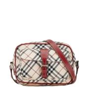 Pre-owned Canvas crossbody-bags Burberry Vintage , Beige , Dames