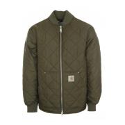 Gerecycled Polyester Liner Jas Carhartt Wip , Green , Heren