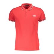 Rode Polo Shirt Korte Mouwen Heren Cavalli Class , Red , Heren