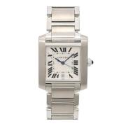 Pre-owned Metal watches Cartier Vintage , Gray , Heren