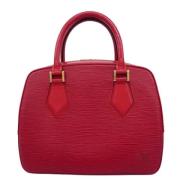 Pre-owned Leather louis-vuitton-bags Louis Vuitton Vintage , Red , Dam...