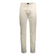 Biologisch Katoenen Slim Fit Broek Gant , Beige , Heren