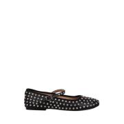 Rhinestone Mary Jane Ballerina Schoenen Steve Madden , Black , Dames