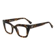 Retro Stijl Bril Dsquared2 , Brown , Dames