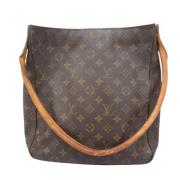 Pre-owned Canvas handbags Louis Vuitton Vintage , Brown , Dames