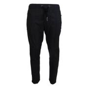 Blauwe Denim Tapered Jeans Dolce & Gabbana , Blue , Heren