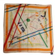 Pre-owned Silk scarves Hermès Vintage , Multicolor , Dames