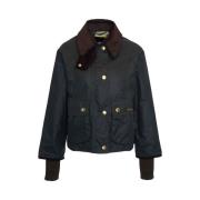 Geknipte Gewaxte Jas Groen Barbour , Green , Dames