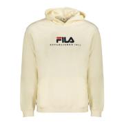 Capuchontrui Beige Geborduurd Logo Fila , Beige , Heren