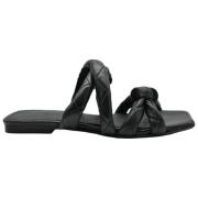 Ariana Zwarte Sandalen Janet & Janet , Black , Dames