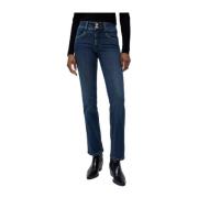 Straight Leg Denim Jeans Salsa , Blue , Dames