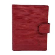 Pre-owned Leather home-office Louis Vuitton Vintage , Red , Dames