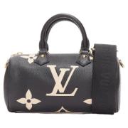 Pre-owned Leather louis-vuitton-bags Louis Vuitton Vintage , Black , D...