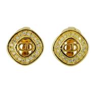 Pre-owned Metal dior-jewelry Dior Vintage , Yellow , Dames