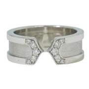 Pre-owned Silver rings Cartier Vintage , Gray , Dames