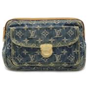 Pre-owned Canvas louis-vuitton-bags Louis Vuitton Vintage , Blue , Dam...