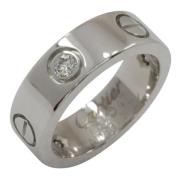 Pre-owned Silver rings Cartier Vintage , Gray , Dames