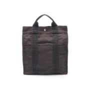 Pre-owned Canvas backpacks Hermès Vintage , Gray , Dames