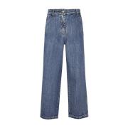 Straight Leg Jeans Aspesi , Blue , Dames