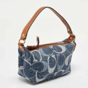 Pre-owned Denim handbags Coach Pre-owned , Blue , Dames