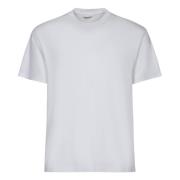 Naadloze Crew Neck Tee Collectie Auralee , White , Heren