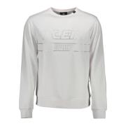 Lange Mouw Crewneck Sweatshirt Wit Plein Sport , White , Heren