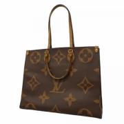 Pre-owned Canvas handbags Louis Vuitton Vintage , Brown , Dames