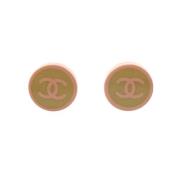 Pre-owned Plastic chanel-jewelry Chanel Vintage , Pink , Dames