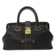 Pre-owned Leather louis-vuitton-bags Louis Vuitton Vintage , Black , D...