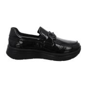 Zwarte Loafers voor Vrouwen ara , Black , Dames