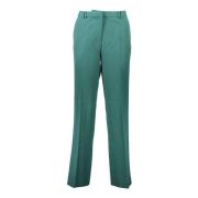 Klassieke Groene Damesbroek Logo Gant , Green , Dames