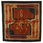 Pre-owned Silk scarves Hermès Vintage , Multicolor , Dames