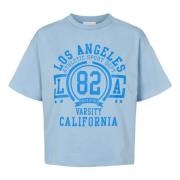 Vintage LA California Katoenen Tee American Dreams , Blue , Dames