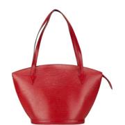 Pre-owned Leather shoulder-bags Louis Vuitton Vintage , Red , Dames