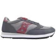 Originele Jazz Sneakers Grijs/Donkerrood Saucony , Gray , Heren