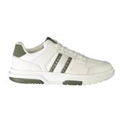 Sportieve Witte Veterschoenen Groene Details Tommy Hilfiger , White , ...