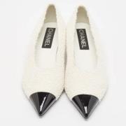 Pre-owned Fabric heels Chanel Vintage , White , Dames