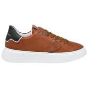 Temple Low Sneakers in Cognac Philippe Model , Brown , Heren