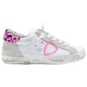 Neon Pop Lage Top Sneakers Philippe Model , White , Dames