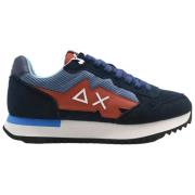 Navy Blue Winter Sneakers Sun68 , Multicolor , Heren