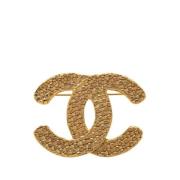 Pre-owned Metal chanel-jewelry Chanel Vintage , Yellow , Dames