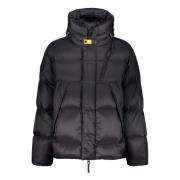 Gewatteerde jas met capuchon en contraststiksels Parajumpers , Black ,...