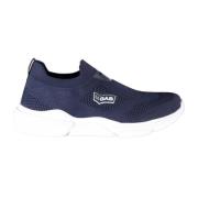 Blauwe Sportieve Slip-On Sneakers met Elastiek GAS , Blue , Heren