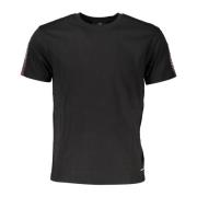 Korte Mouw Heren T-shirt Zwart Cavalli Class , Black , Heren