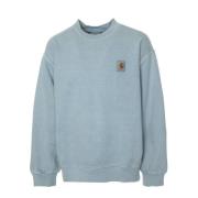 Vintage Sweatshirt Carhartt Wip , Blue , Heren