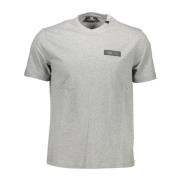 Korte Mouw Heren T-shirt Grijs Plein Sport , Gray , Heren