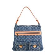 Pre-owned Leather louis-vuitton-bags Louis Vuitton Vintage , Blue , Da...